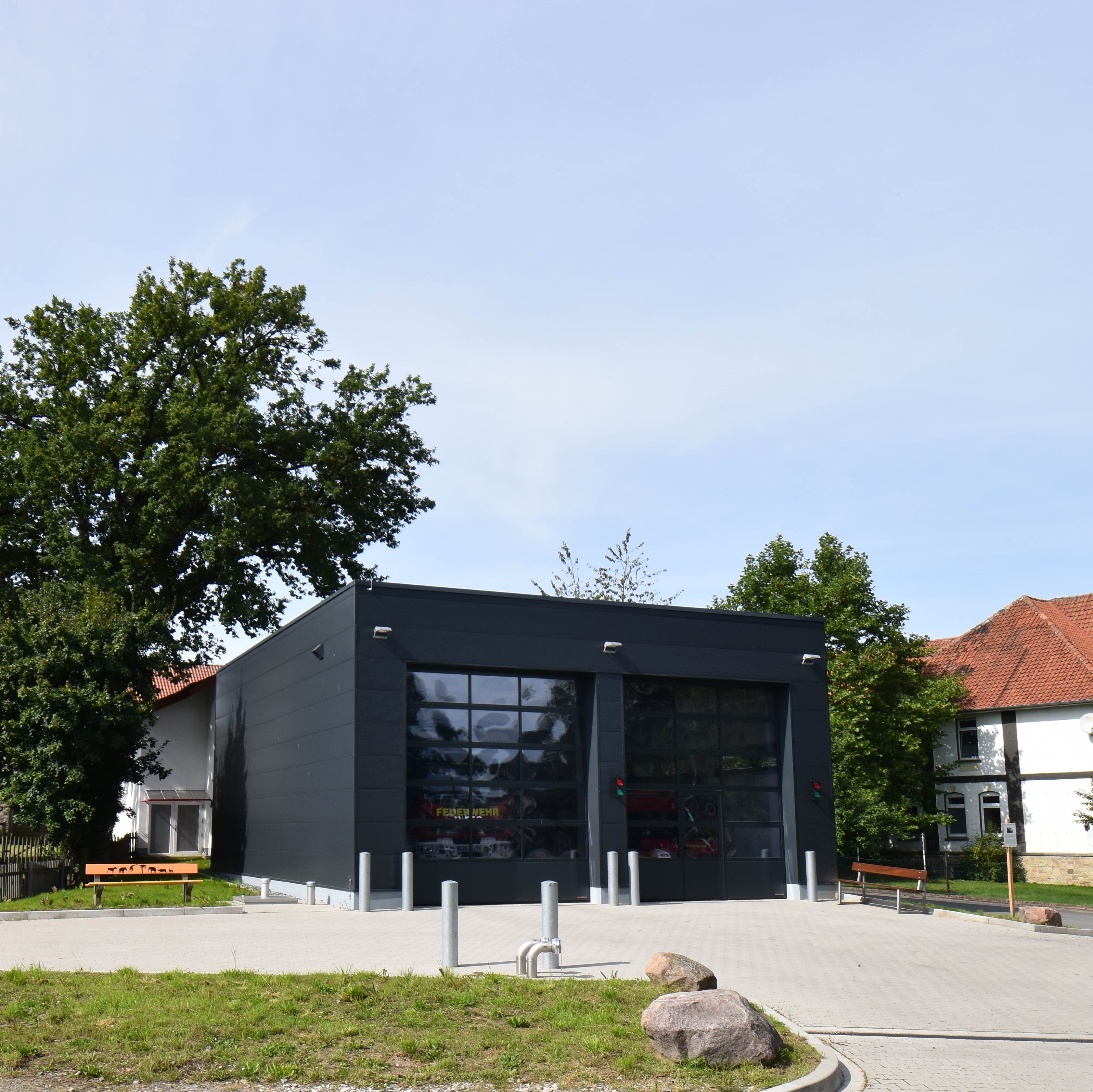 Erweiterung Feuerwehrgerätehaus . Lage Hagen