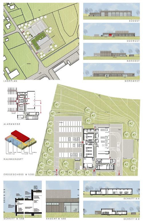 Realisierungswettbewerb Feuerwehrgerätehaus